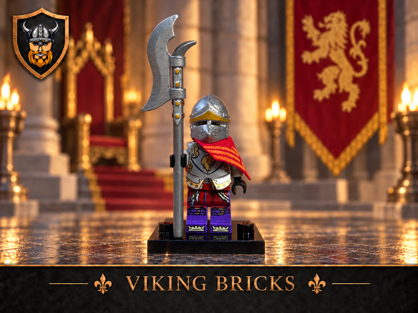 Lego Алебардист Ордена Льва «Стальной Коготь» — фото 1
